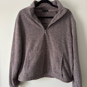 Beyond yoga quarter zip medium purple